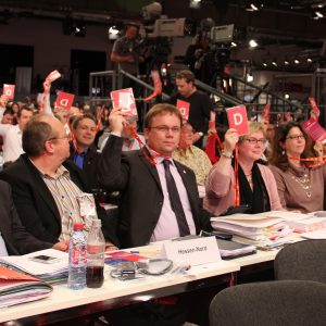 Die Delegation der nordhessischen SPD auf dem Bundesparteitag 2011