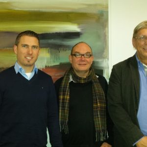 von links Jan-Patrick Witte, Dr. Hartmut Quehl, Siegfried Gedig.